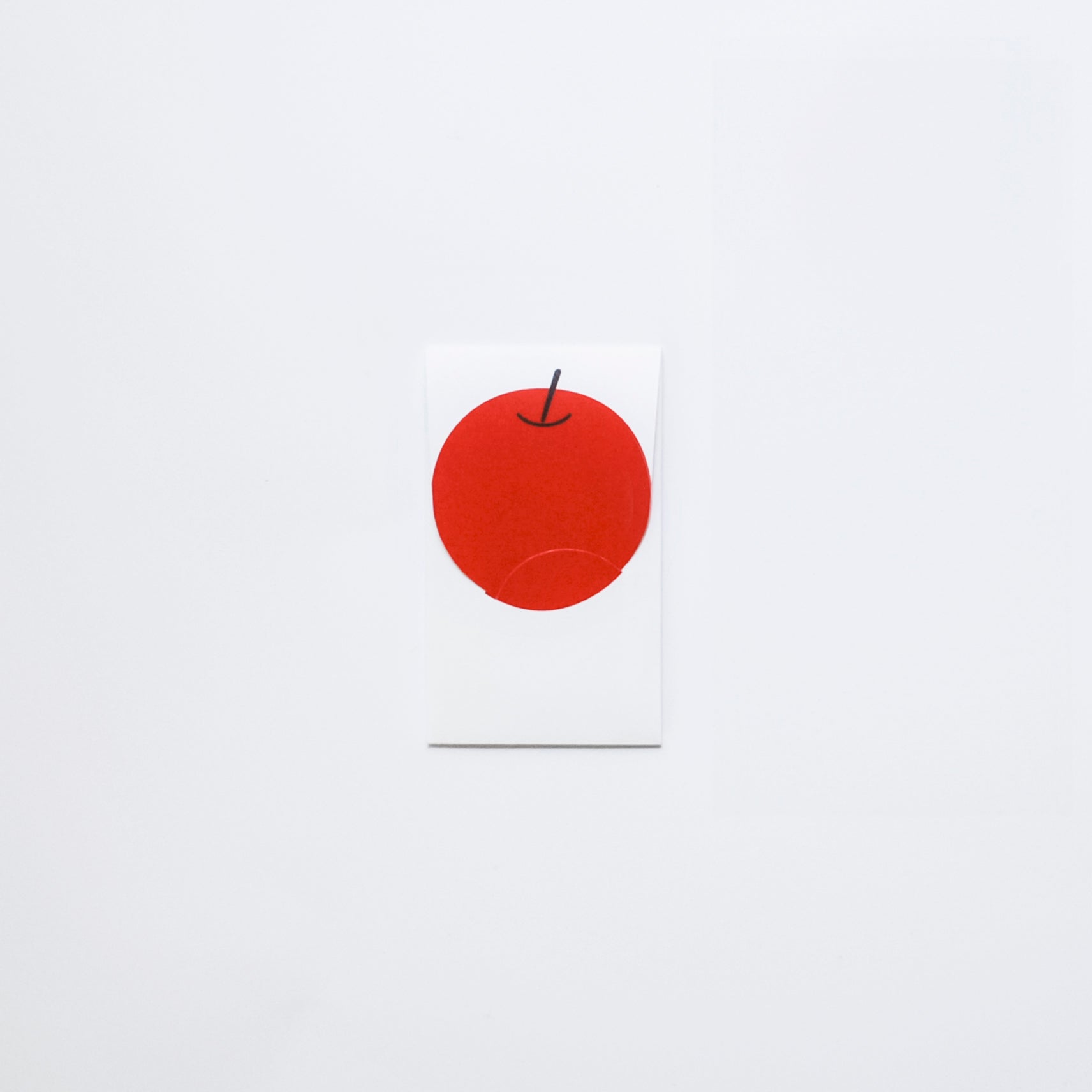 ぽち袋-小　リンゴ（3枚入り）