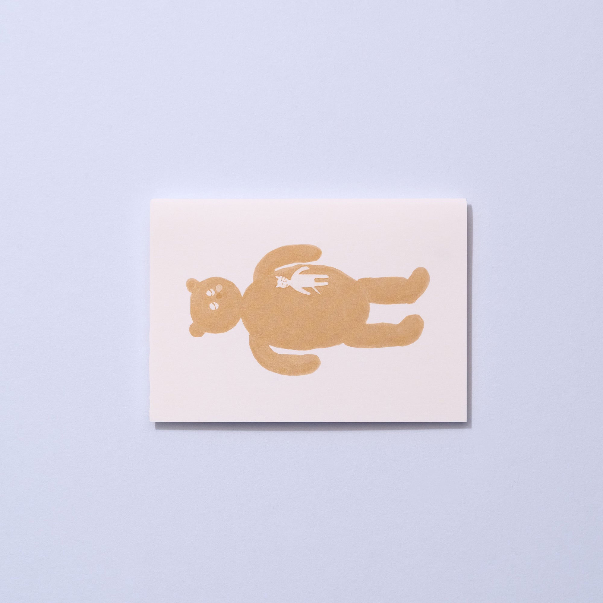 ミニカード HAPPY BIRTHDAY　Cat on Bear