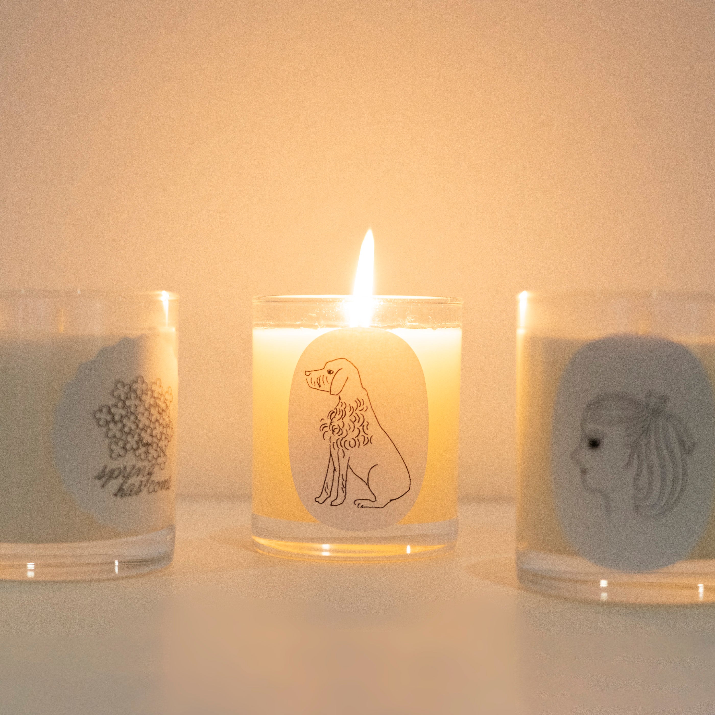 アロマキャンドル　GLASS