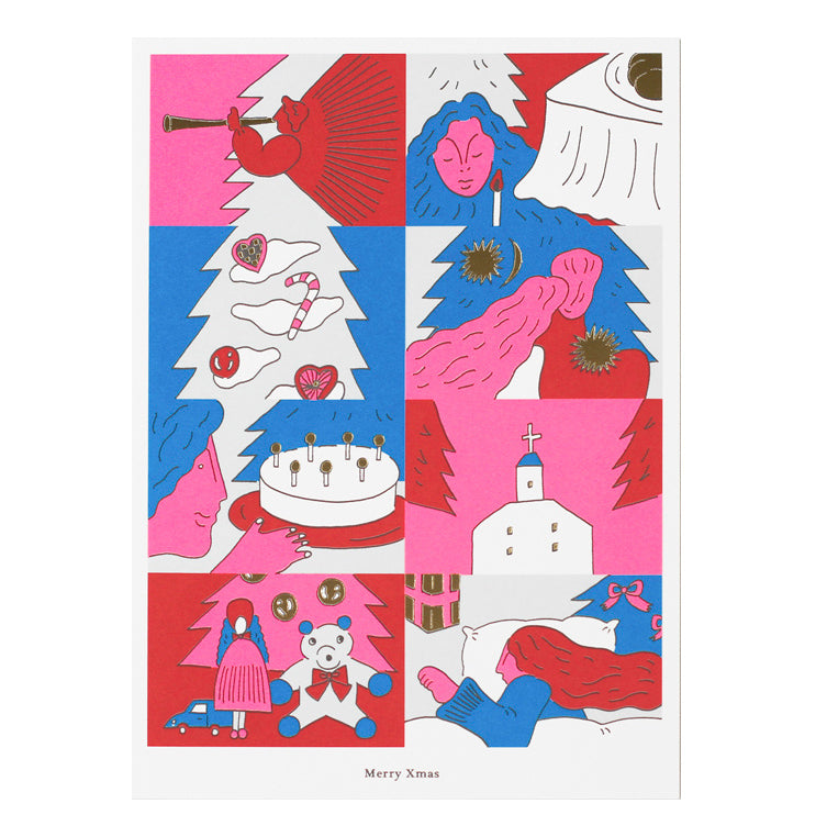 大判クリスマスカード　クリスマス
