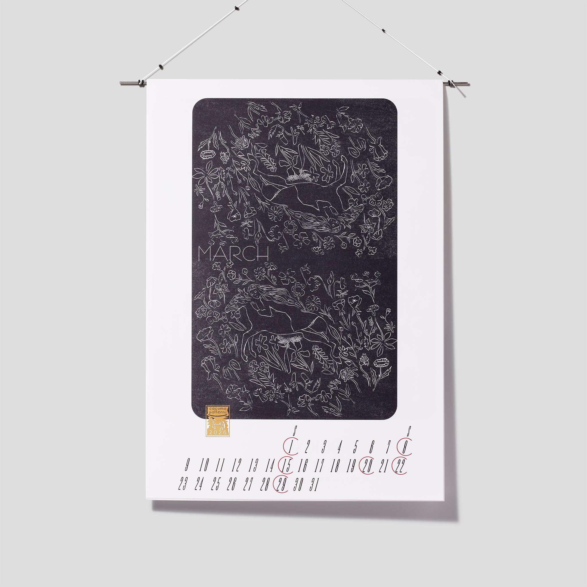 2026 Calendar CACUMA Patterns