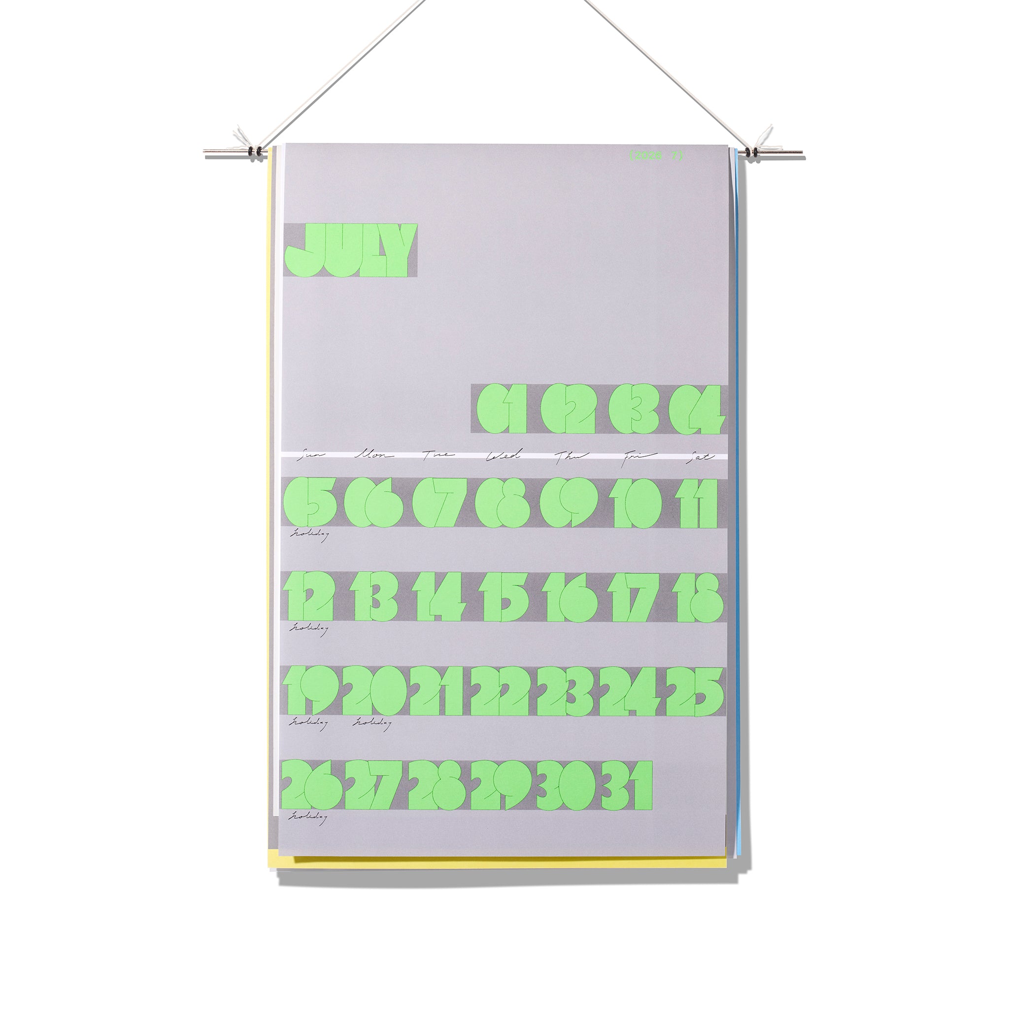 2026 Calendar TOMORROWS