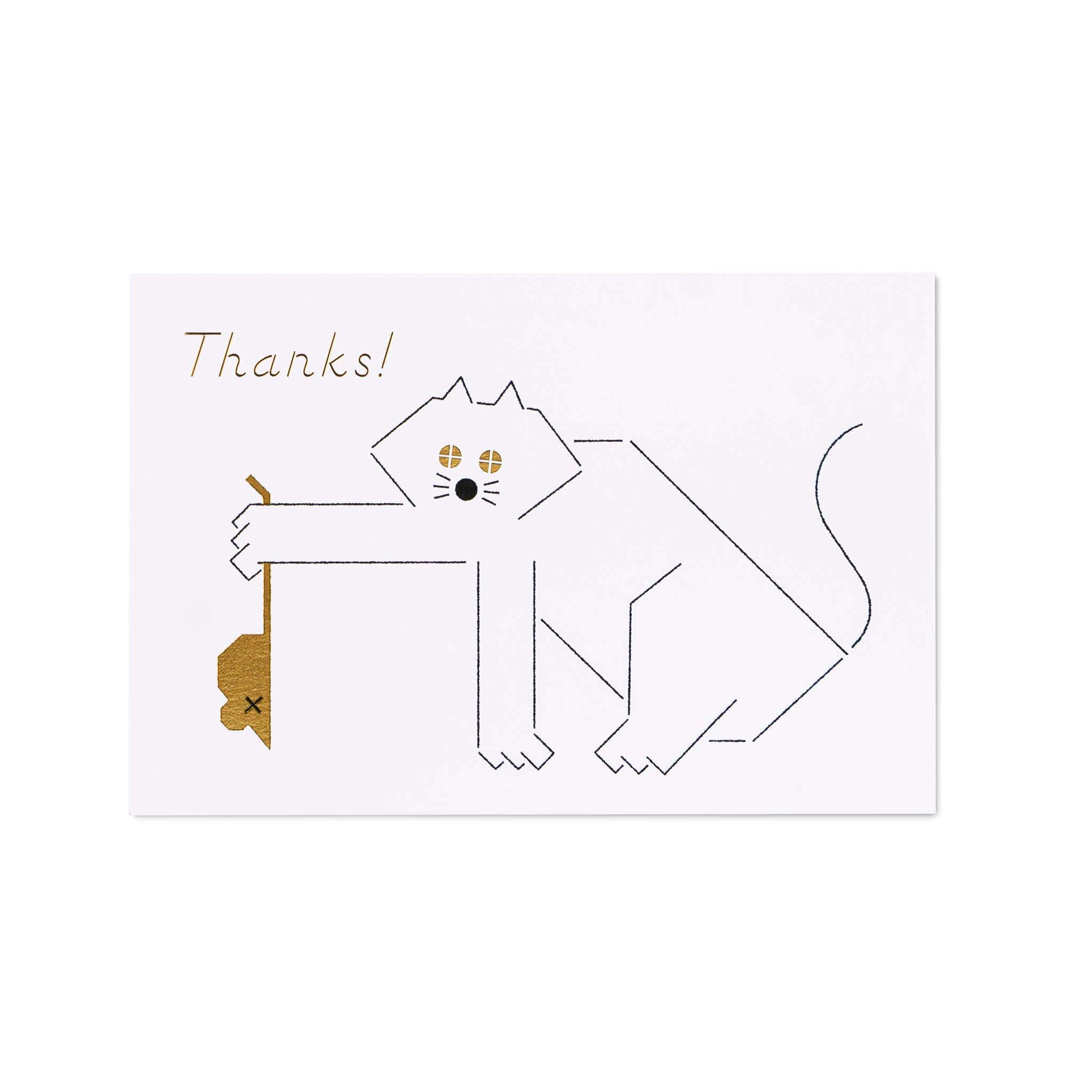 ポストカード Thank you「ネコ」