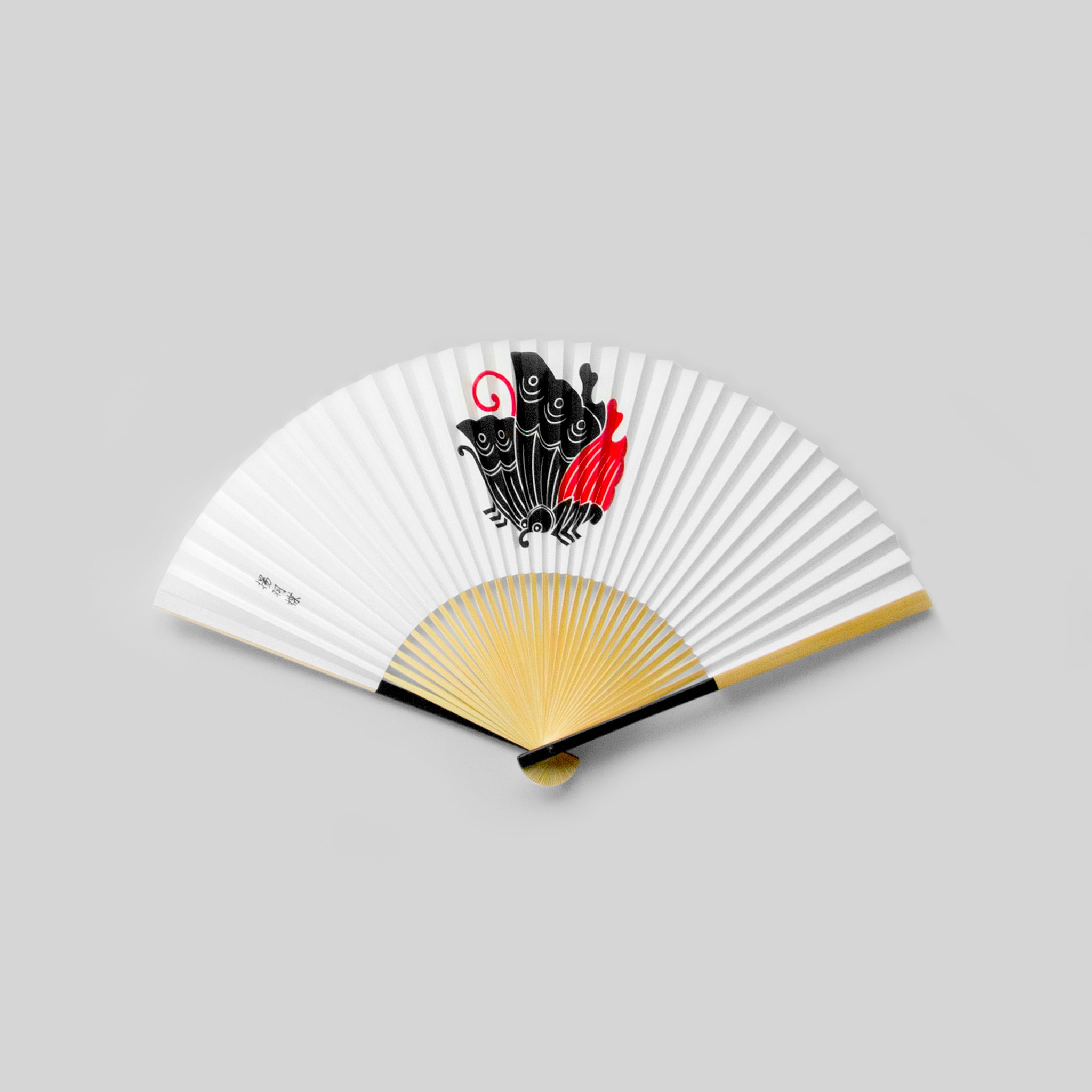 扇子　揚羽蝶