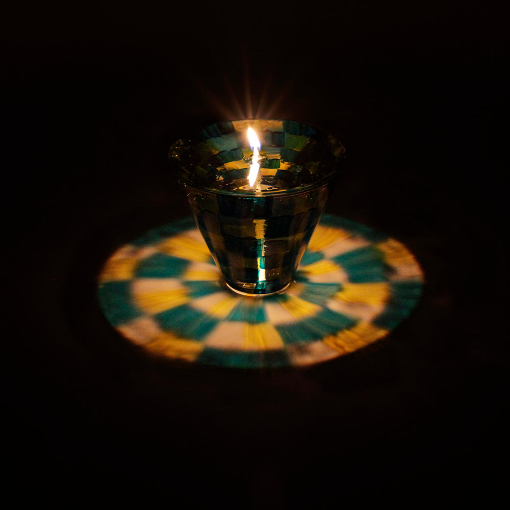 TENDER CANDLE　パッチワーク　アオ