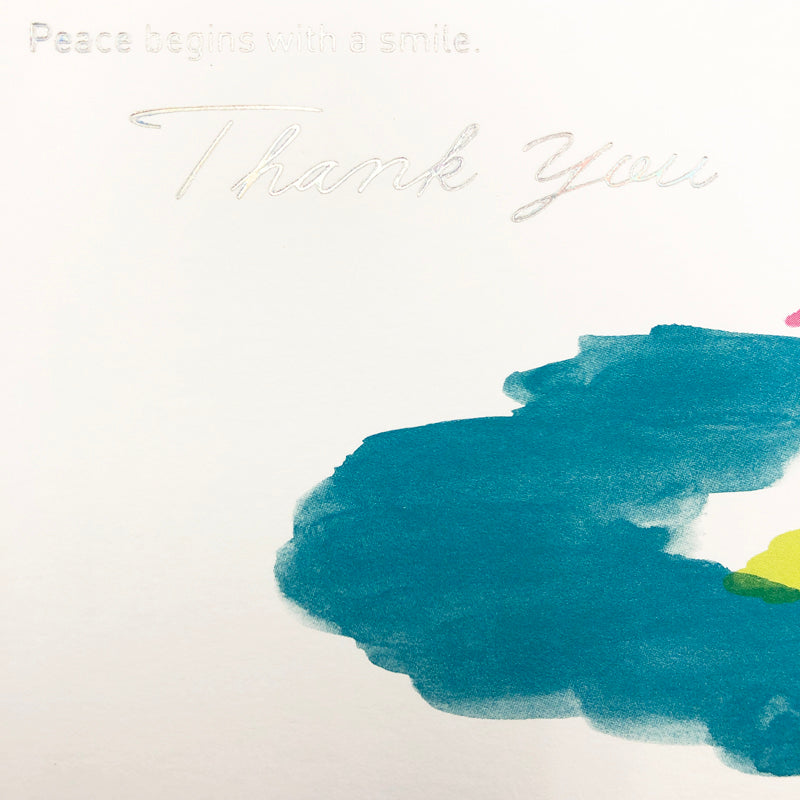 ポストカード Thank you 「湖の景色」