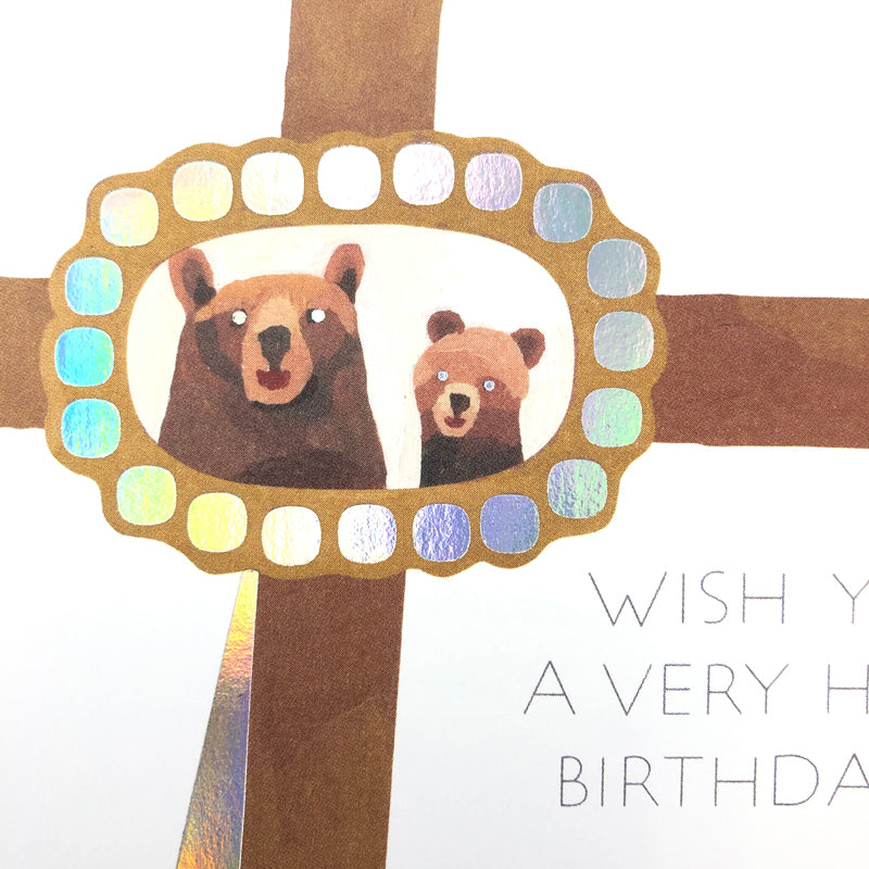 ポストカード Happy Birthday「クマ」