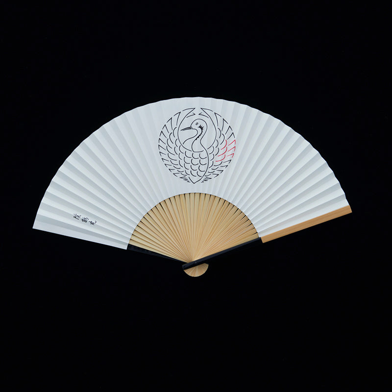 扇子　陰鶴丸